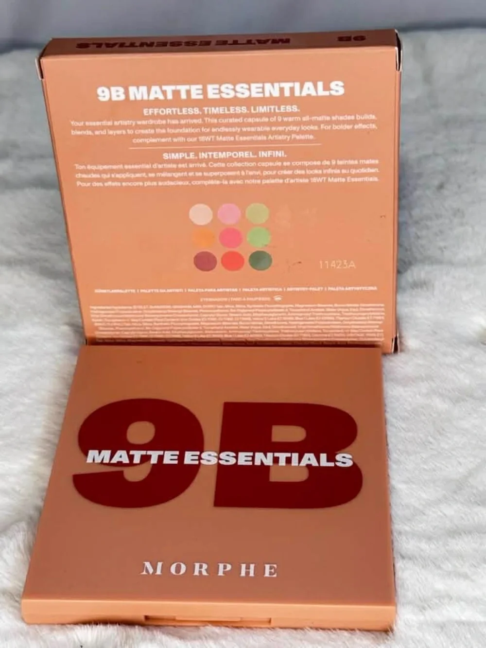 Morphe Matte Essentials 9B Palette — Pink, Red, Mustard & Green Shades